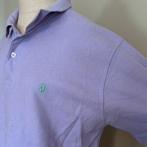 Purple Classic Polo Shirt with Lightweight Fabric